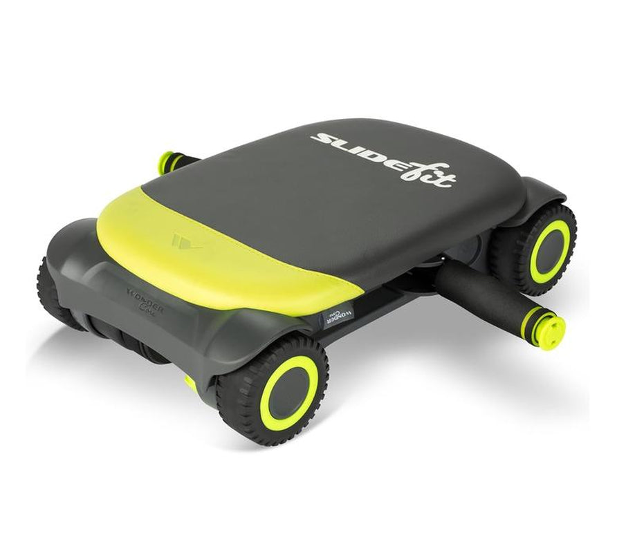 WONDER CORE, Ab Roller Board with 4 Wheels, Automatic Rebound Abdominal Wheel for Core Workout, Ab Exercise Equipment,With Knee Pad Four Wheel Valentine Gift Springtik
