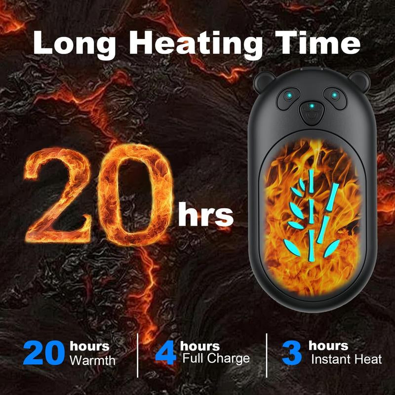 Portable Hand Warmer, 2 Counts Rechargeable Hand Warmer, Hand Warmer for Outdoor Camping, Hunting Equipment, Household Appliances, Heaters, Electric Heater