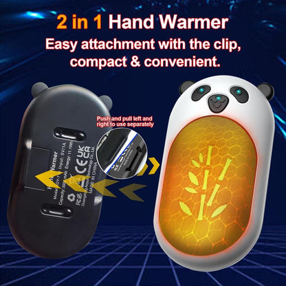 Portable Hand Warmer, 2 Counts Rechargeable Hand Warmer, Hand Warmer for Outdoor Camping, Hunting Equipment, Household Appliances, Heaters, Electric Heater