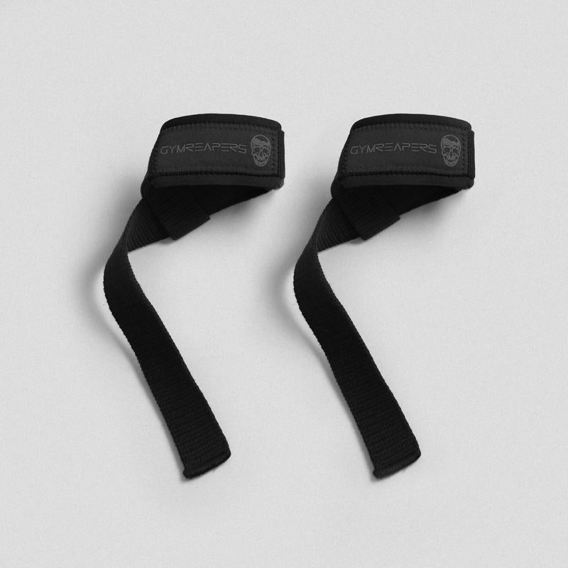 Gymreapers Lifting Straps for Weightlifting Bodybuilding Powerlifting & Strength Training - Premium Padded Neoprene Deadlift Straps with 18" Cotton for Pull-Ups Rows Shrugs Heavy Lifts & Gym Workouts - Grip Support & Wrist Protection Set of 2