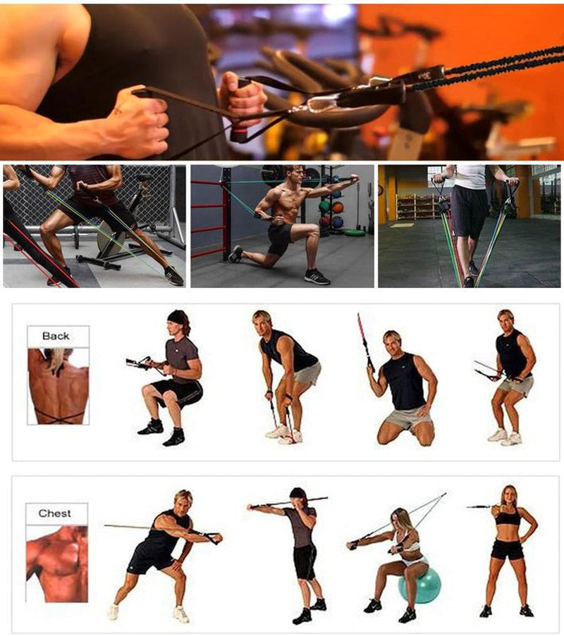 Portable Resistance Bands Set